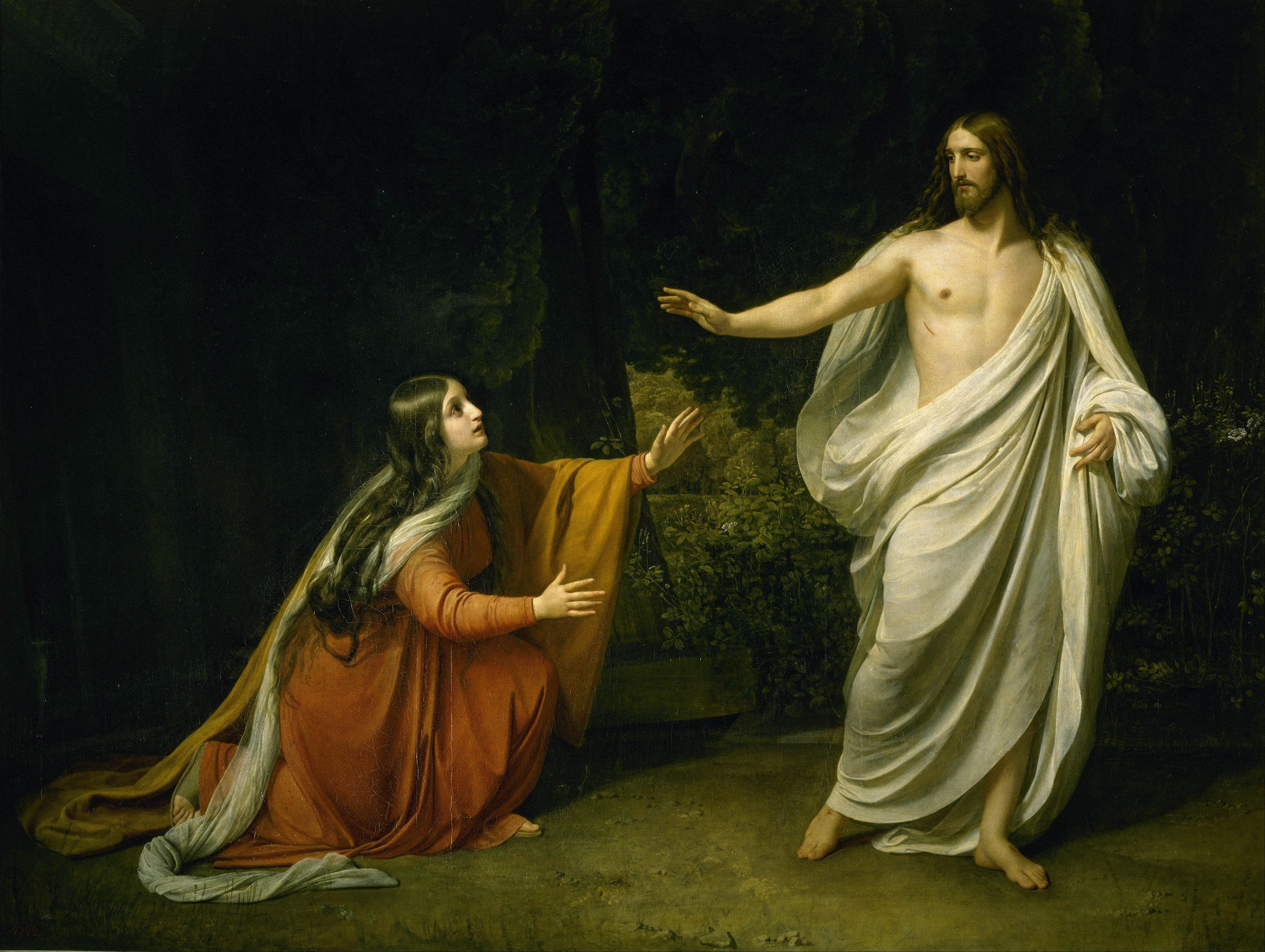 Apparition du Christ à Marie-Madeleine après la Résurrection - Alexandre Ivanov - Alpha Reproduction