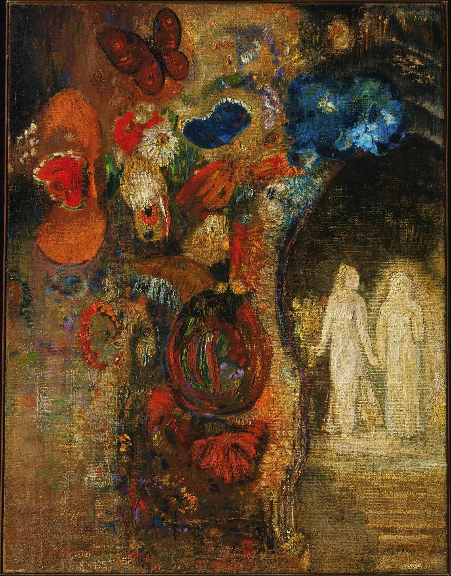 Apparition - Odilon Redon image 1 reproduction de peinture à l’huile