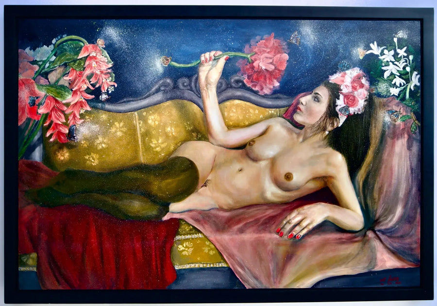 Apprezzamento di un Fiore | Dimensioni: 120x80 cm