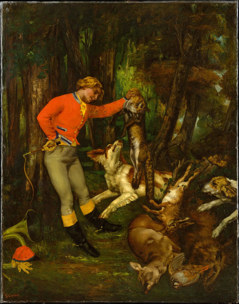 Dopo la caccia - Gustave Courbet