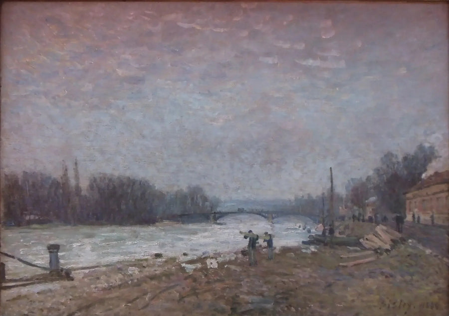 Dopo la disfatta, la Senna al ponte di Suresnes - Alfred Sisley