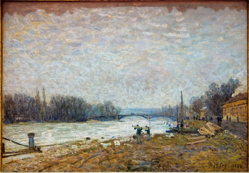 Dopo la disfatta, la Senna al ponte di Suresnes - Alfred Sisley