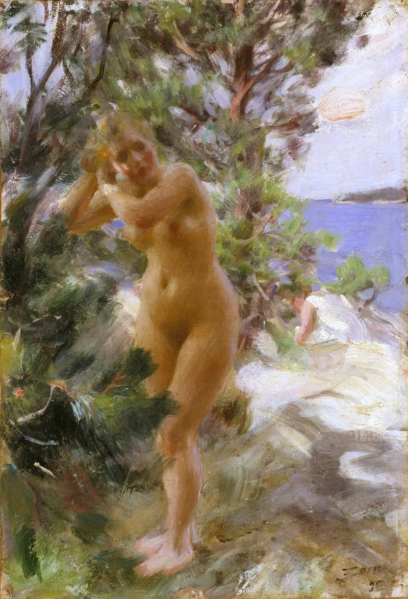 Dopo il bagno - Anders Zorn