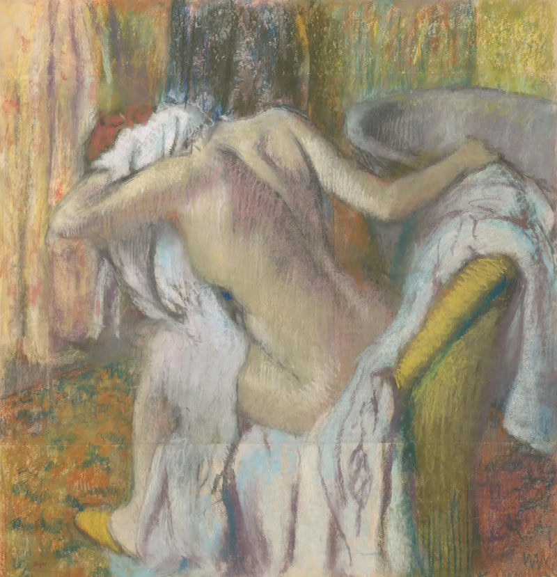 Dopo il bagno, donna che si asciuga - Edgar Degas