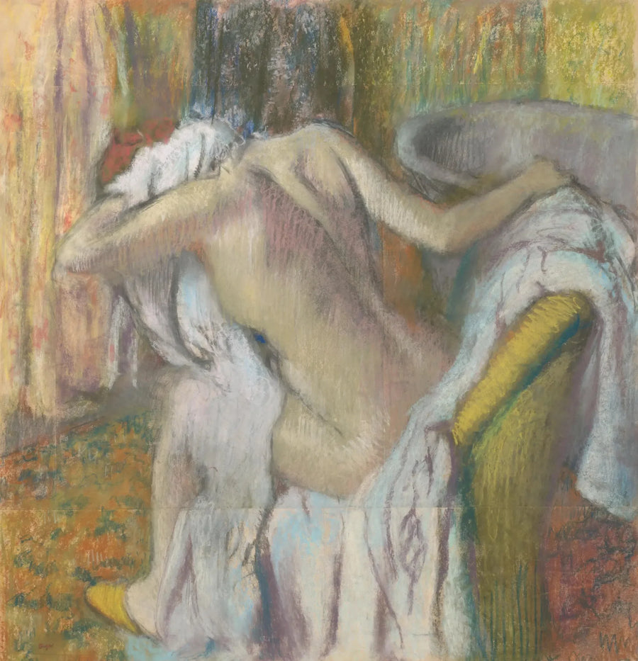 Dopo il bagno, donna che si asciuga - Edgar Degas