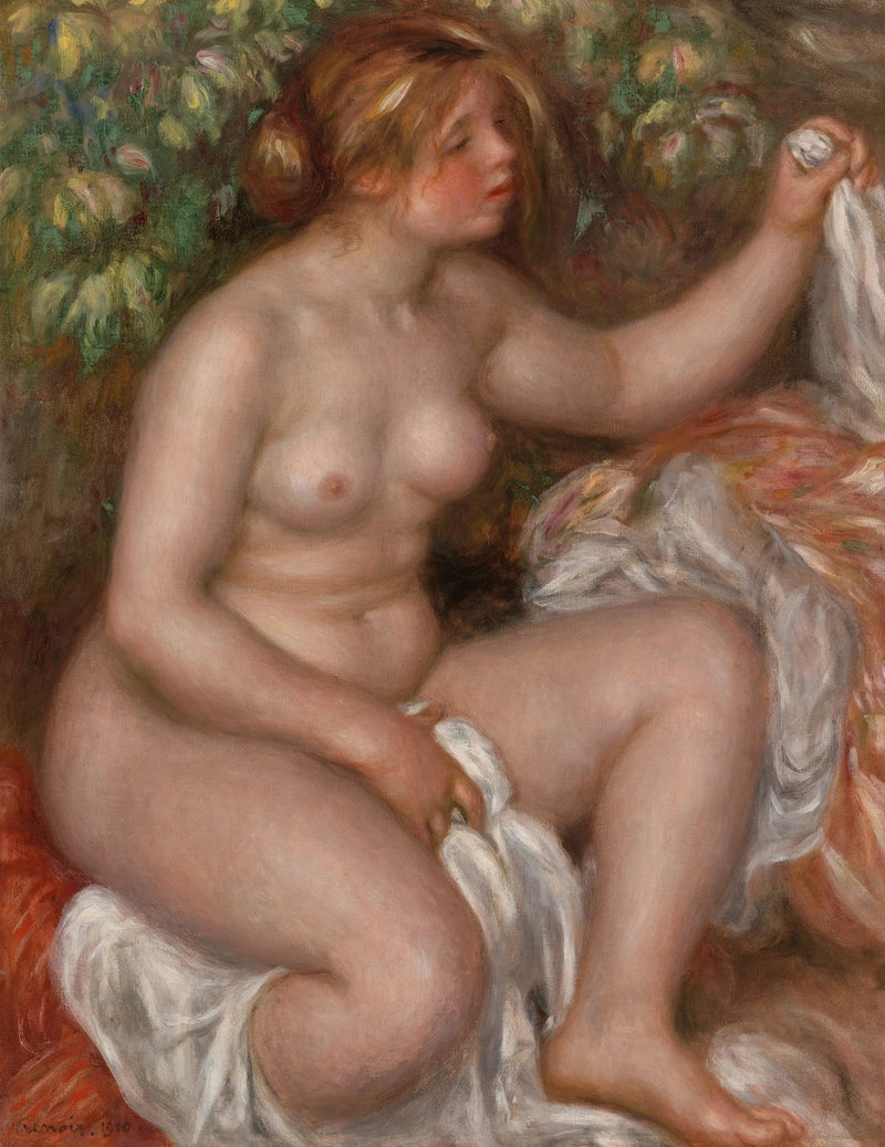 Dopo il bagno (L'uscita dal bagno) - Pierre-Auguste Renoir