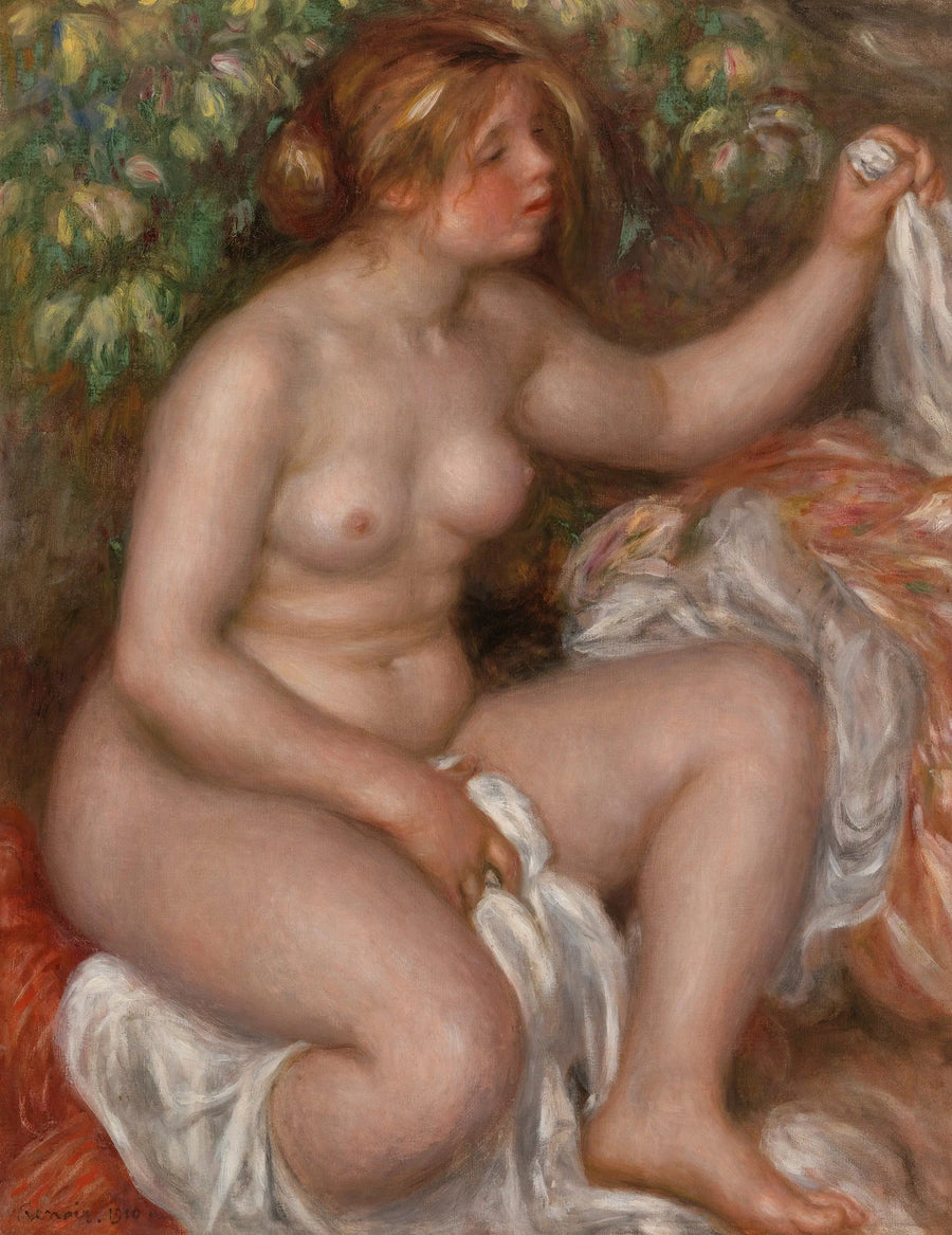 Dopo il bagno (L'uscita dal bagno) - Pierre-Auguste Renoir