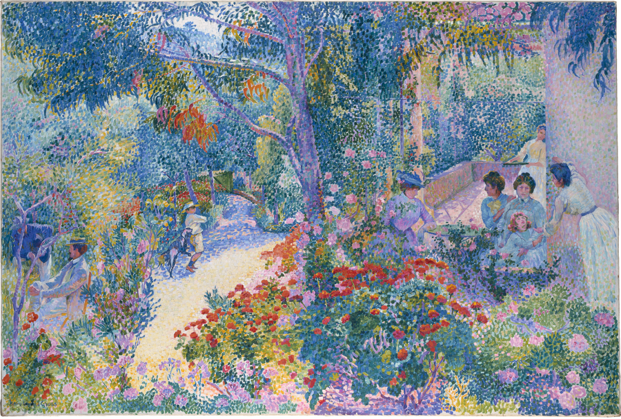 Pomeriggio nel giardino - Henri-Edmond Cross