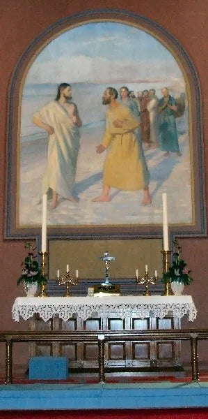 Dopo la sua risurrezione, Gesù incontra i suoi discepoli sulle rive del Mar di Galilea. - Michael Peter Ancher