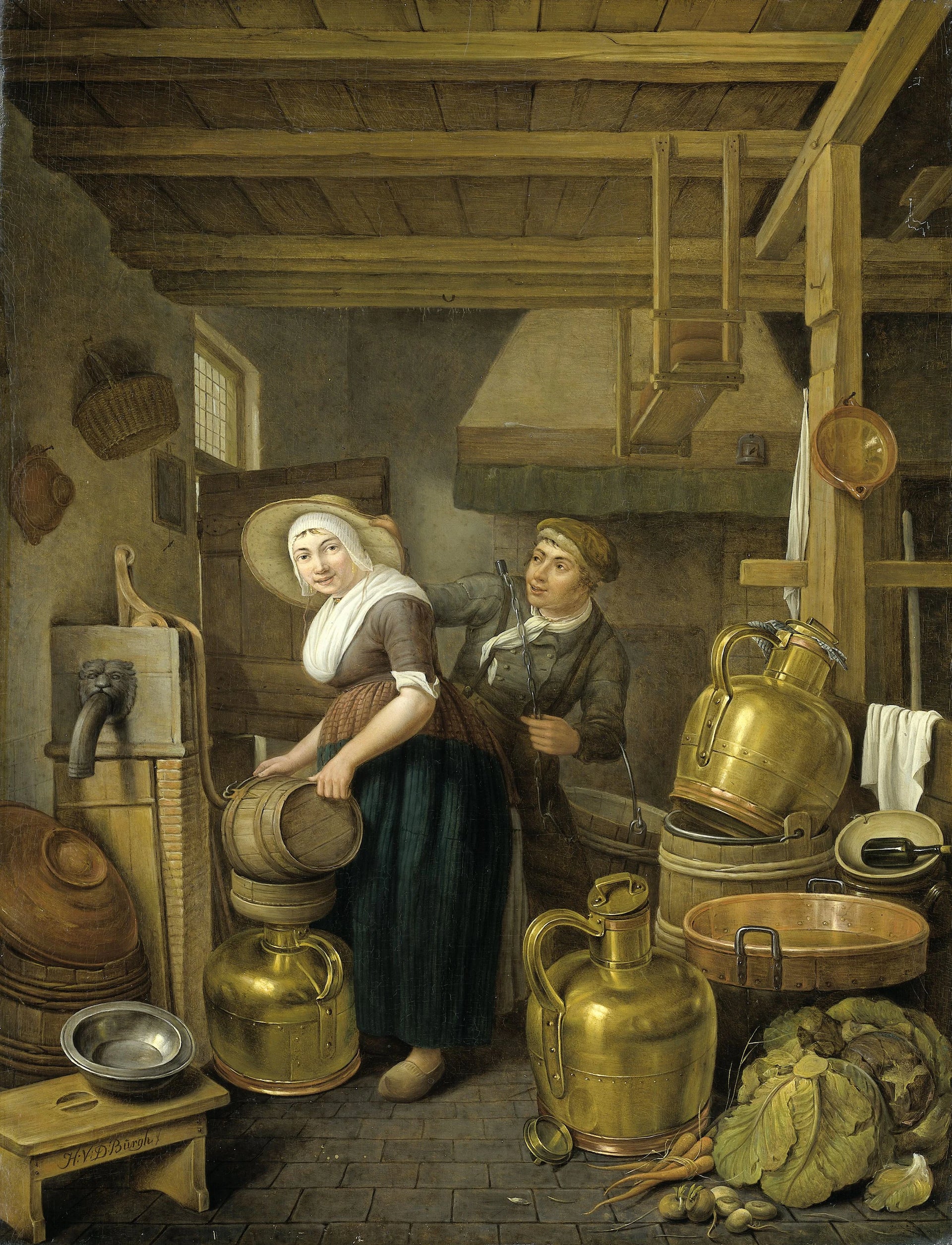 Après la traite - Hendrik van der Burgh
