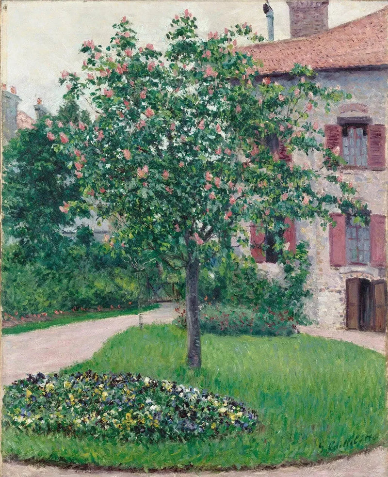 Albero in fiore - Gustave Caillebotte