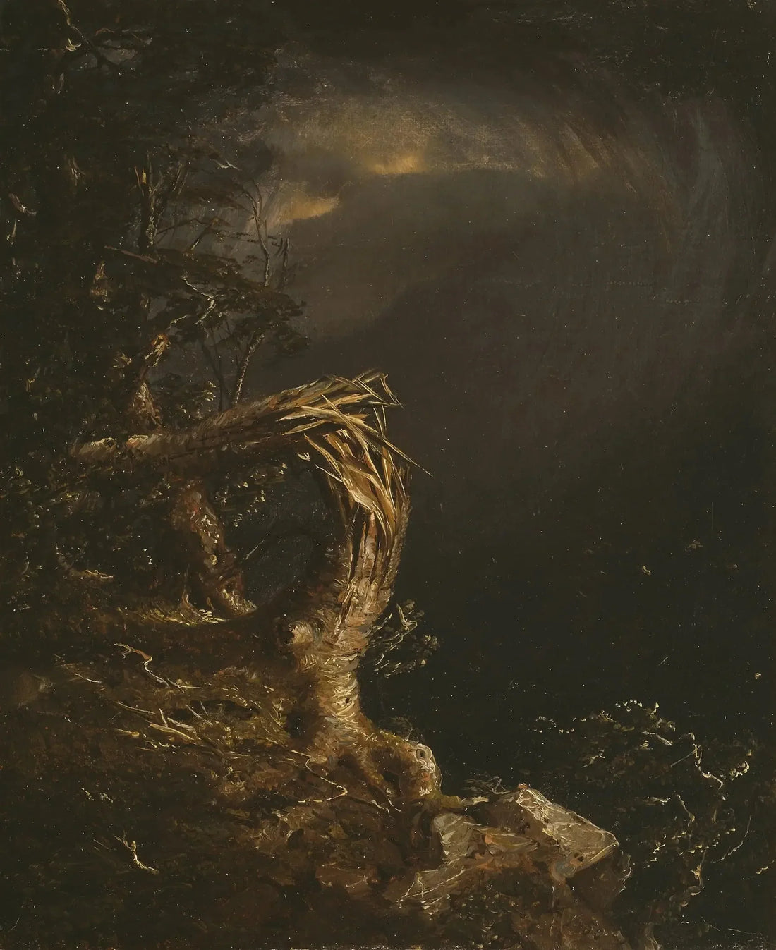 Albero fulminato - Jasper Francis Cropsey