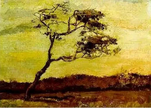 Arbre fouetté par le vent F10 JH384 — Vincent van Gogh