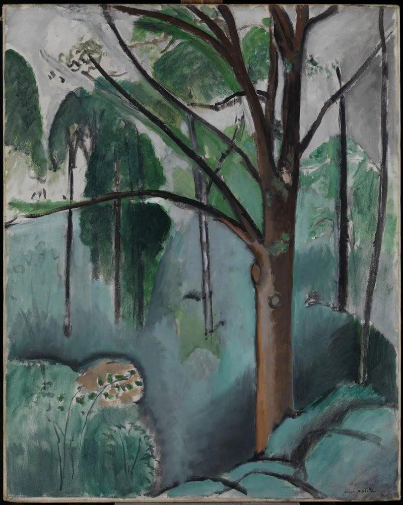 Albero vicino allo stagno di Trivaux - Henri Matisse