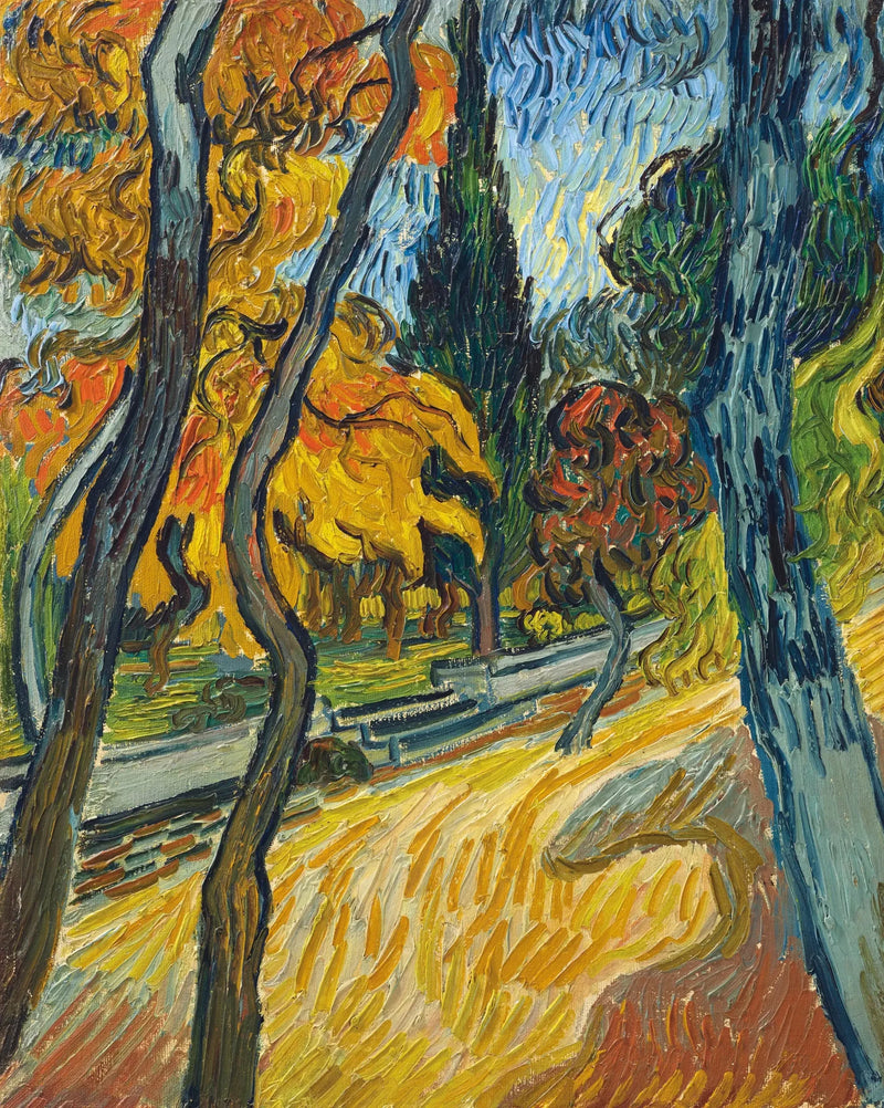 Alberi nel giardino del manicomio - Vincent van Gogh