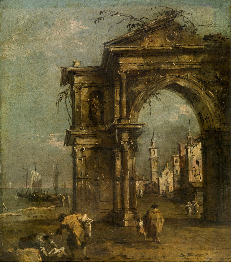 Arco di Trionfo a Venezia - Francesco Guardi