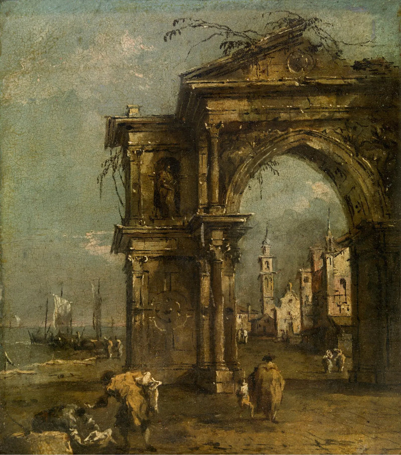 Arco di Trionfo a Venezia - Francesco Guardi