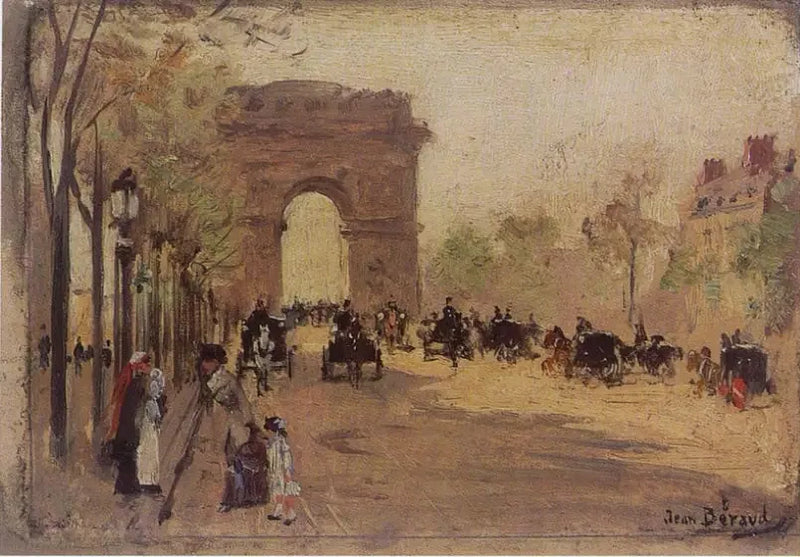 Arco di Trionfo e Champs-Élysées - Jean Béroud