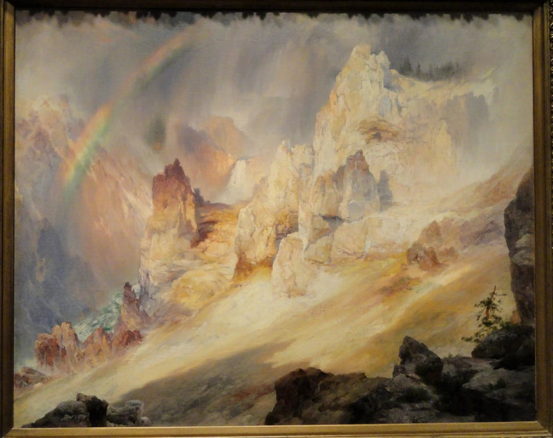 Arc-en-ciel sul Grand Canyon di Yellowstone - Thomas Moran