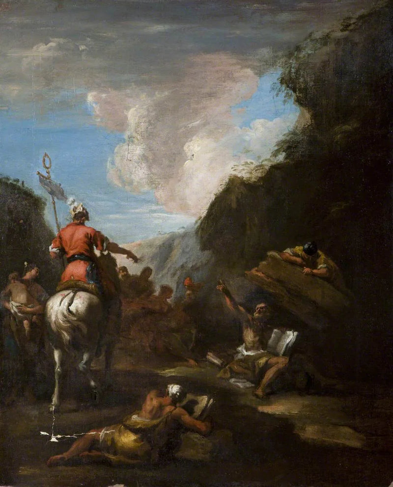 Archimède e Ieron al assedio di Siracusa - Sebastiano Ricci