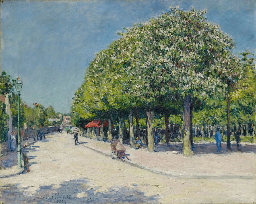 Argenteuil, festa di paese - Gustave Caillebotte