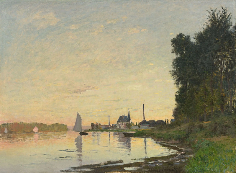 Argenteuil, fine pomeriggio - Claude Monet