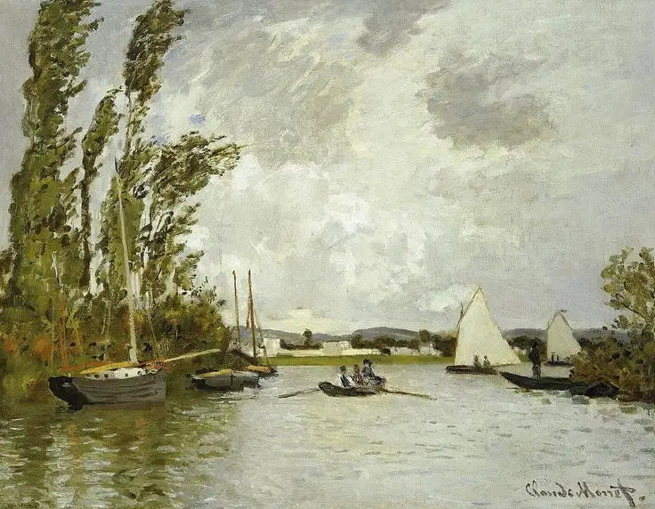 Argenteuil visto dalla piccola ansa della Senna - Claude Monet