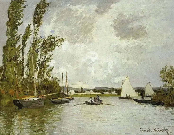 Argenteuil visto dalla piccola ansa della Senna - Claude Monet