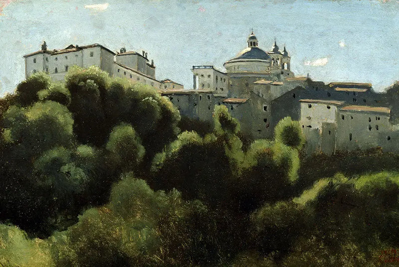 Ariccia, palazzo Chigi - Jean-Baptiste Camille Corot