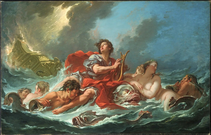 Arione sul delfino - François Boucher