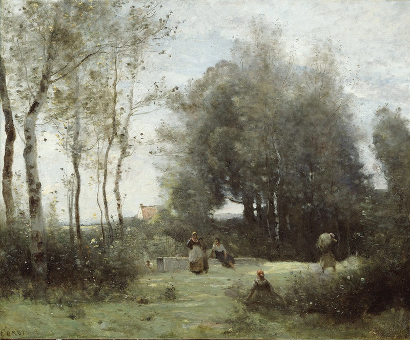 Arleux-Palluel, Il ponte degli appuntamenti - Jean-Baptiste Camille Corot
