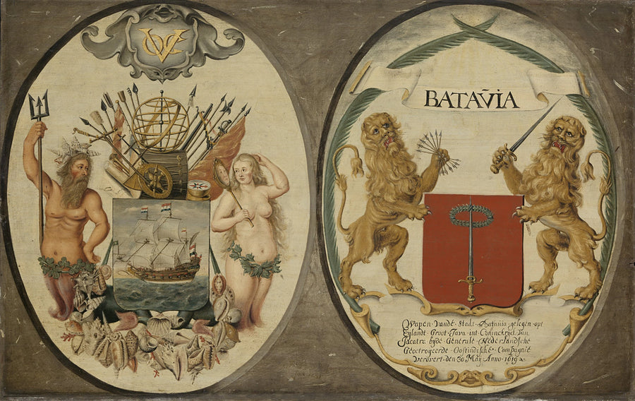 Les armes du VOC et de Batavia - Jeronimus Becx III