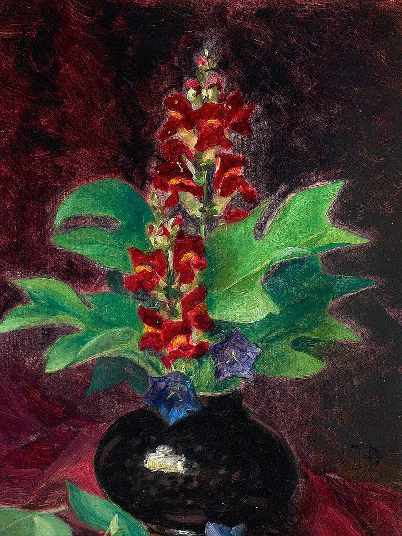 Arrangement con fiori. - H. A. Brendekilde