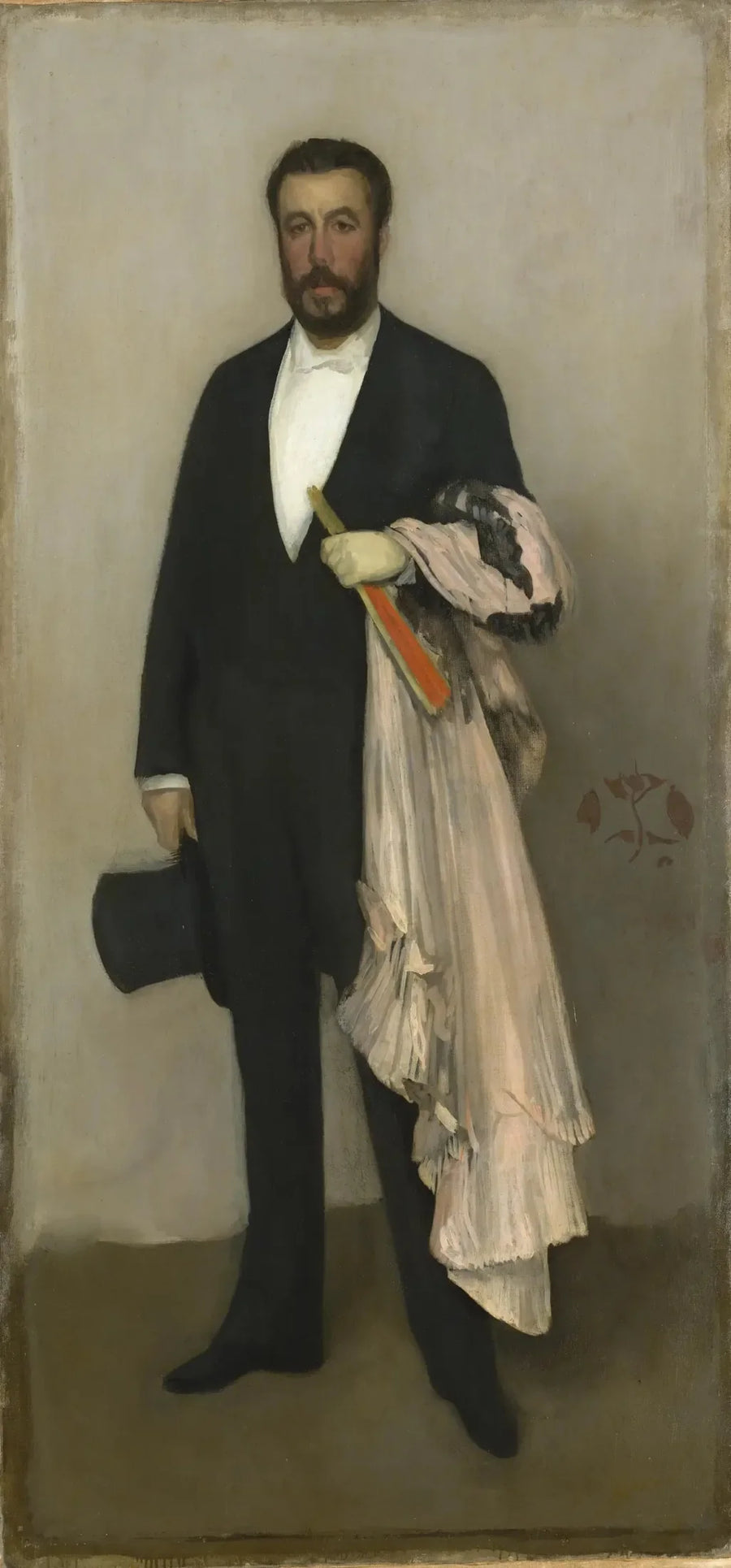 Composizione in colore carne e nero: Ritratto di Théodore Duret - James Abbott McNeill Whistler