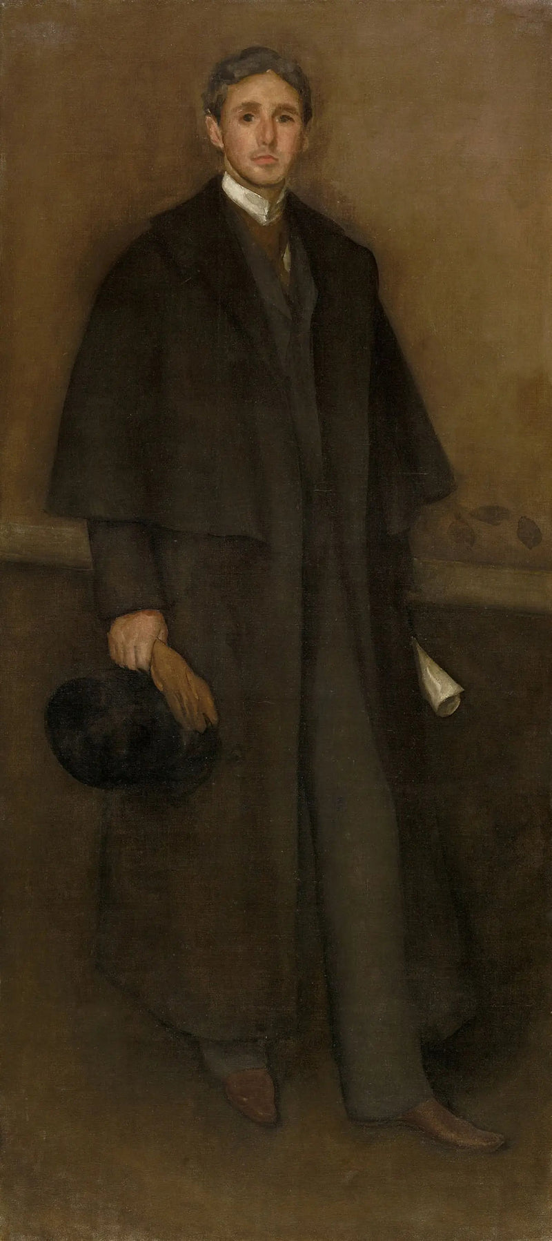 Composizione in colore blu e marrone: Ritratto di Arthur J. Eddy - James Abbott McNeill Whistler