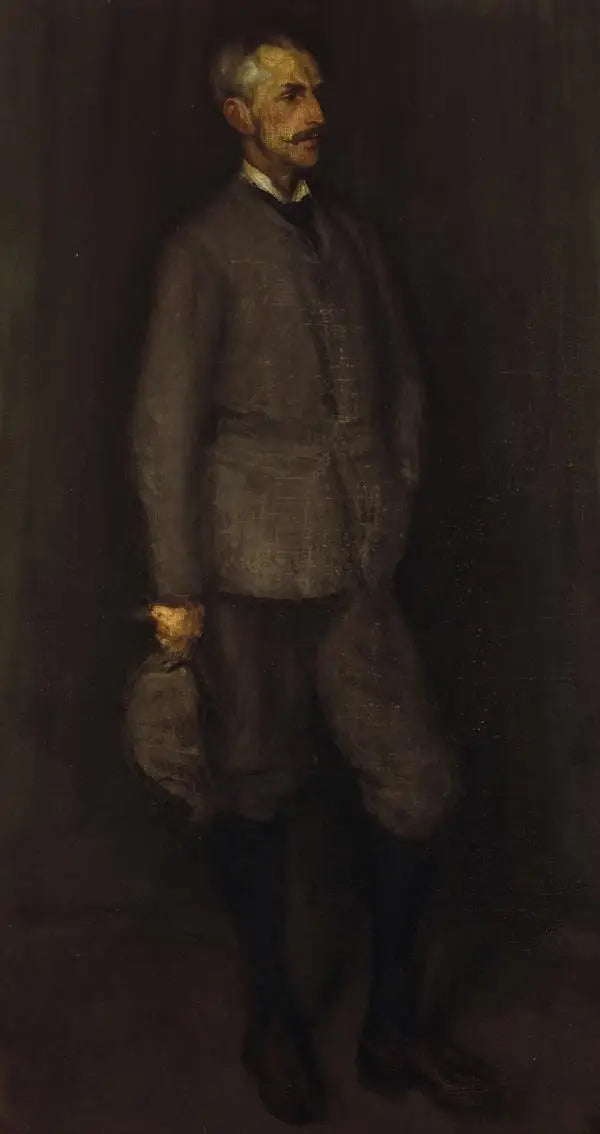 Composizione in grigio e verde. Ritratto di John James Cowan (1846 - 1936) - James Abbott McNeill Whistler