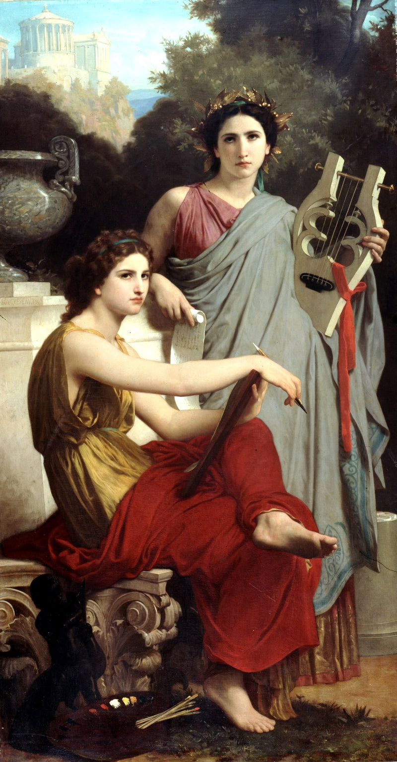 L’Art et la Littérature - Bouguereau