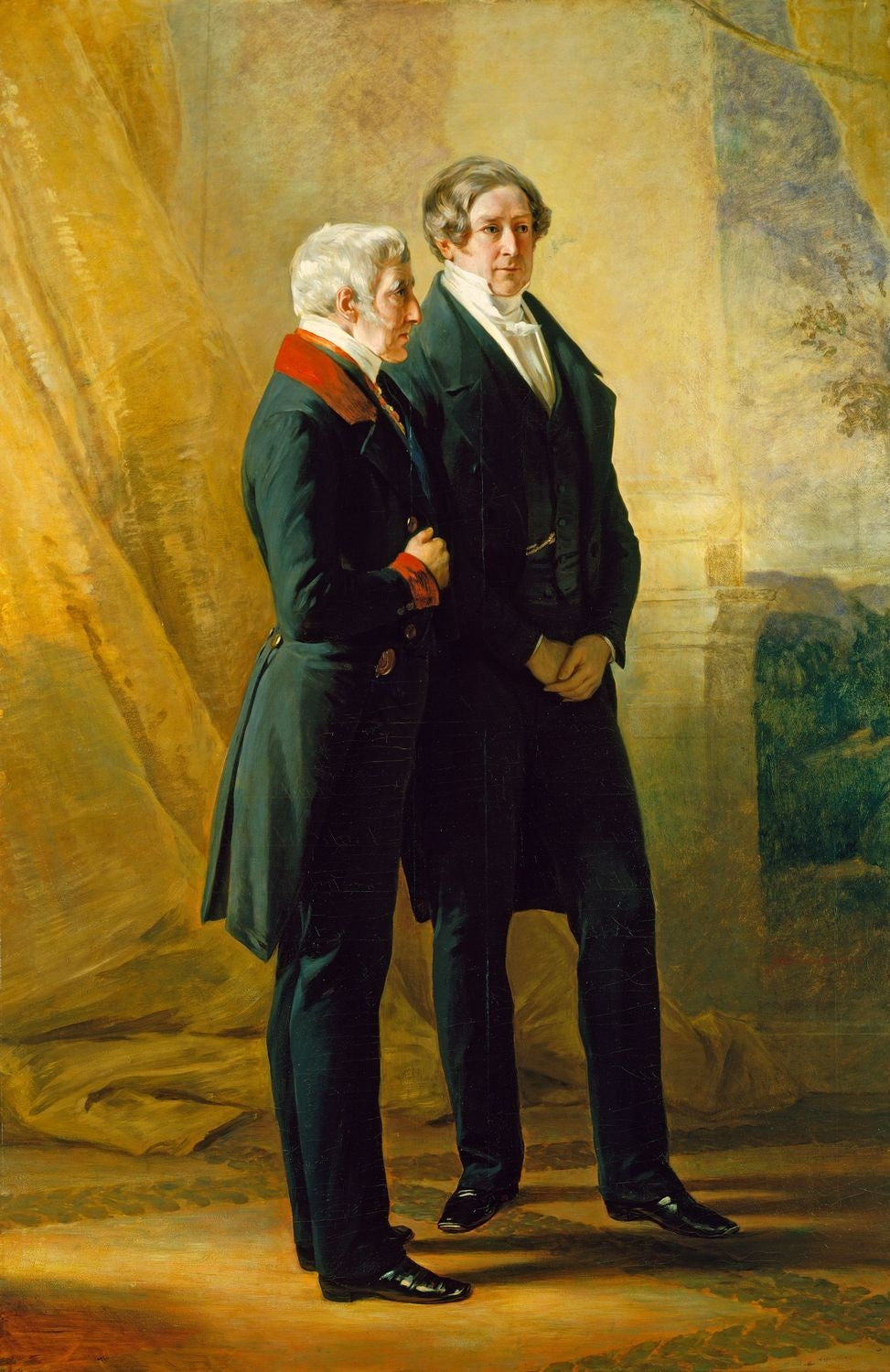 Arthur Wellesley 1er duc de Wellington avec Sir Robert Peel - Franz Xaver Winterhalter - Alpha Reproduction
