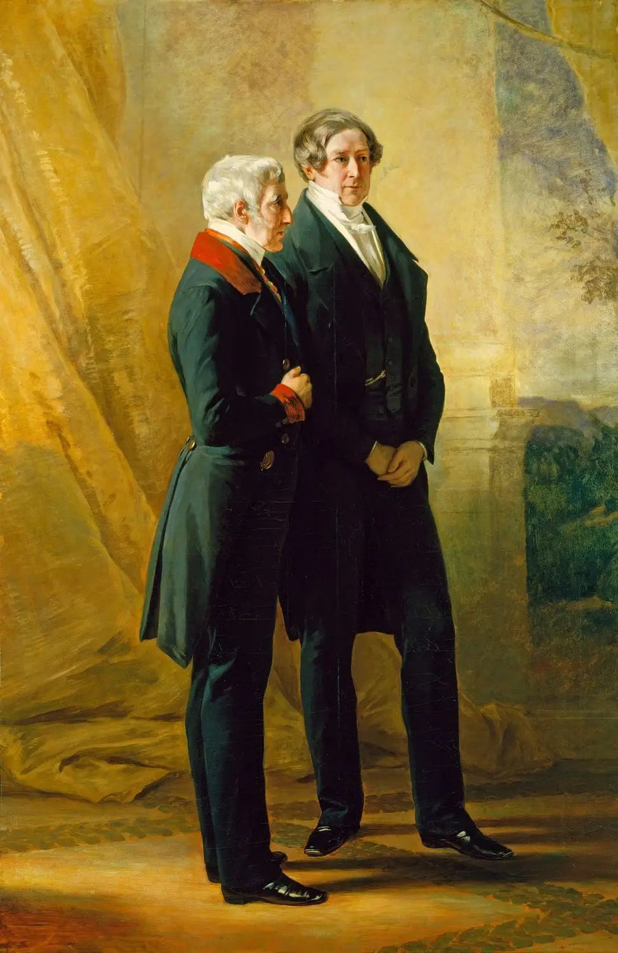 Arthur Wellesley, 1er duca di Wellington, con Sir Robert Peel - Franz Xaver Winterhalter