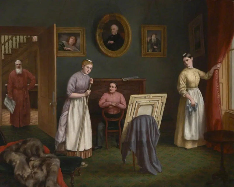 Artista nel suo atelier - Fitz Henry Lane