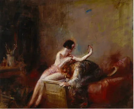 Artista e modello - Jean-Louis Forain