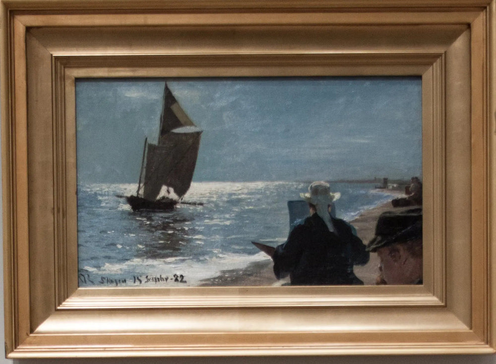 Artistes sur la plage sud de Skagen - Peder Severin Krøyer - Alpha Reproduction
