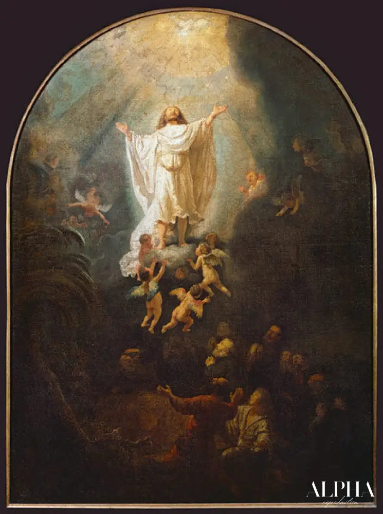 Ascension du Christ 1636 - Rembrandt van Rijn - Reproductions de tableaux et peintures haut de gamme