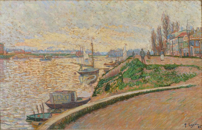 Asnières, riva della Senna - Paul Signac