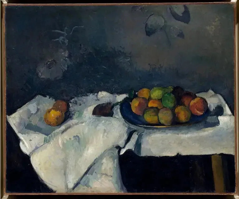 Piatto di pesche - Paul Cézanne
