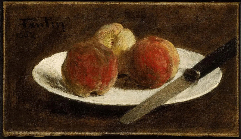 Piatti di pesche - Henri Fantin-Latour