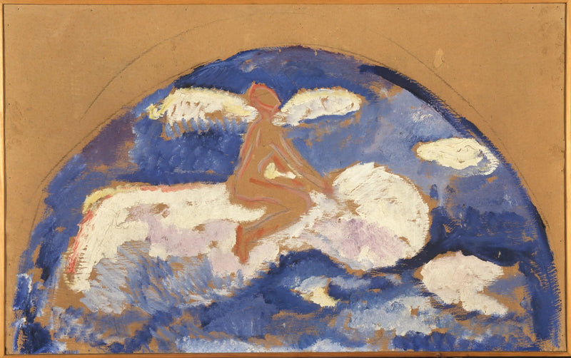 Seduto su una nuvola - Edvard Munch