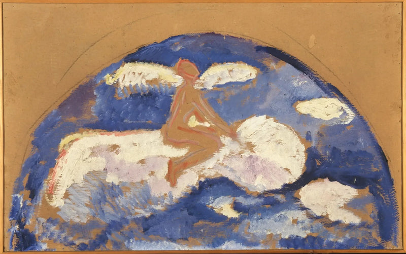 Seduto su una nuvola - Edvard Munch