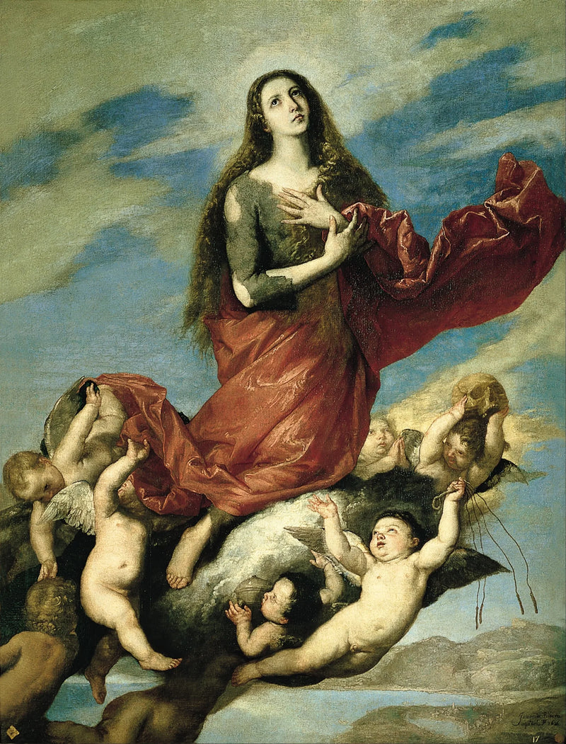 Assunzione della Magdalena, di José de Ribera - Jusepe de Ribera