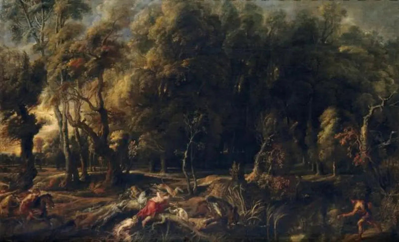Atalante e Méléagre che cacciano il cinghiale di Calidone - Peter Paul Rubens
